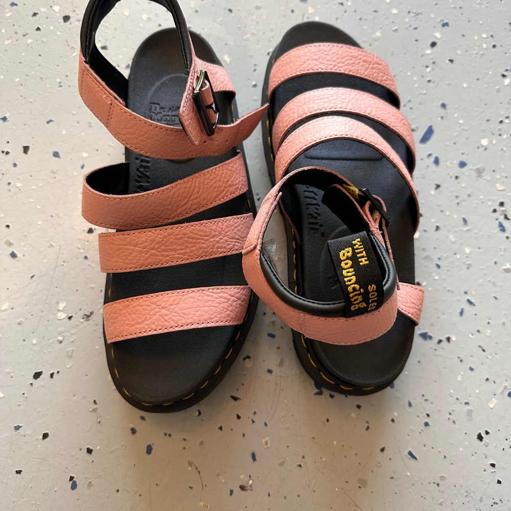 BLAIRE WOMEN'S PISA LEATHER STRAP SANDALS Dr Martens